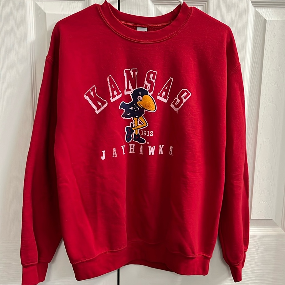 Kansas Jayhawks Sweatshirt Size M